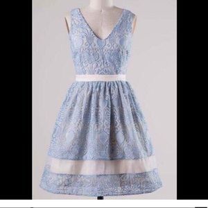 Blue Lace Dress
